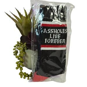 ALF Unisex Socks Black/Red/White NWT